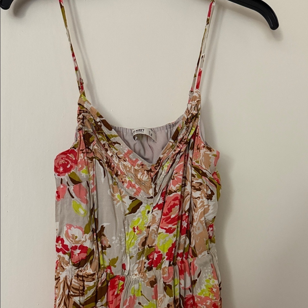 Old navy Floral Spaghetti Strap Dress size S - Picture 4 of 9